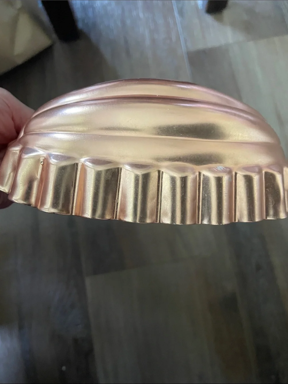 VTG Copper 2 1/2 Cup Copper Jello Mold with Hanger Wall Decor